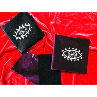 Khăn trải bài tarot, thảm trải bài tarot Third Eyes (tặng kèm túi dây rút)