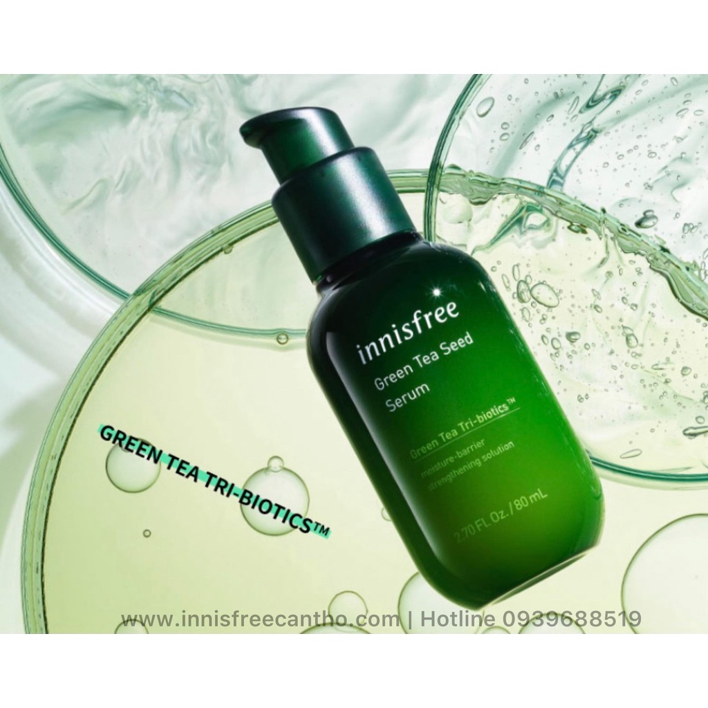 Tinh chất trà xanh INNISFREE The Green Tea Seed Serum Tri - biotics 80ml- 30ml