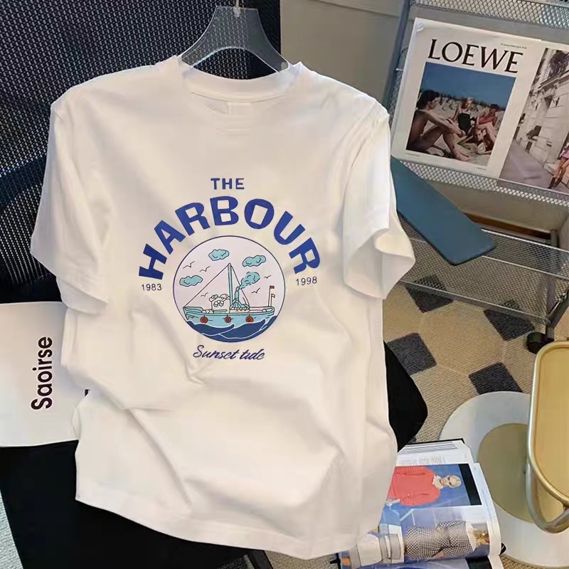 Áo Thun Nam Nữ Unisex Mùa Hè Ngắn Tay Cổ Tròn Phối Họa Tiết Chữ Thời Trang Zenkonu TOP NAM 237