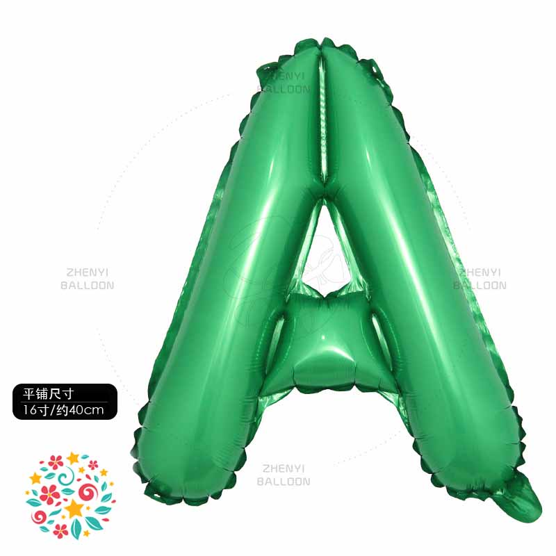 Bong Bóng Lá Nhôm Hình Chữ Cái Từ 0-9 16 inch  Trang Trí Tiệc