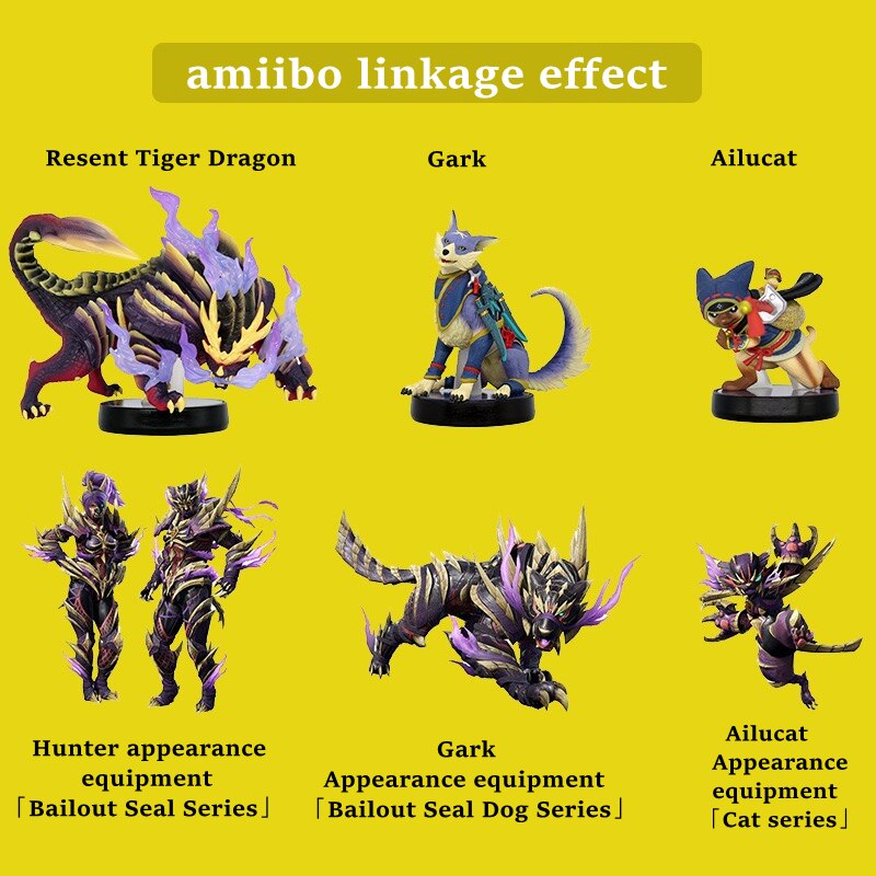 Phụ Kiện Hỗ Trợ Cho Máy Chơi Game Nintendo Switch Palamute Palico Magnamalo