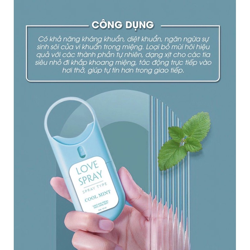 Xịt Thơm Miệng LOVE SPRAY