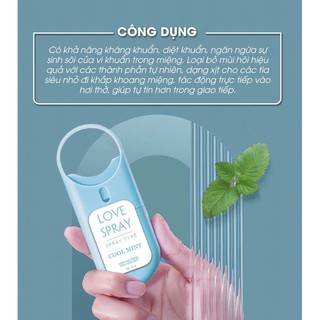 Xịt thơm miệng love spray