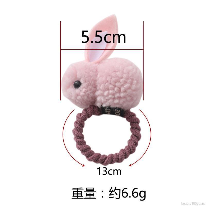Thun buộc tóc hình con thỏ dễ thương