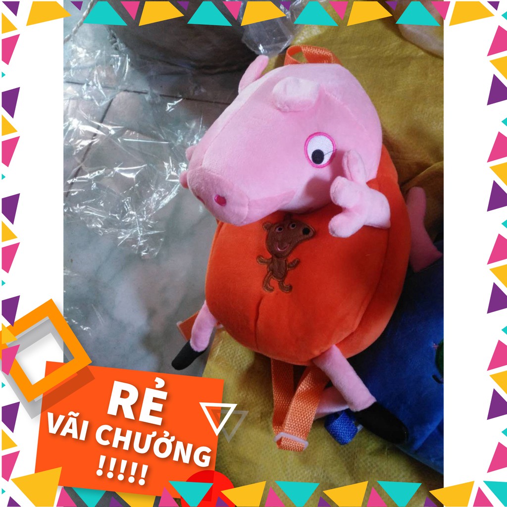 (Hàng Xịn) Balo Heo Peppa cho bé - 6962 (Hàng Bao Đẹp)