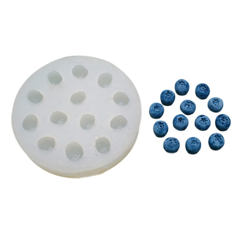 Khuôn silicone tạo hình việt quất 3D làm bánh DIY