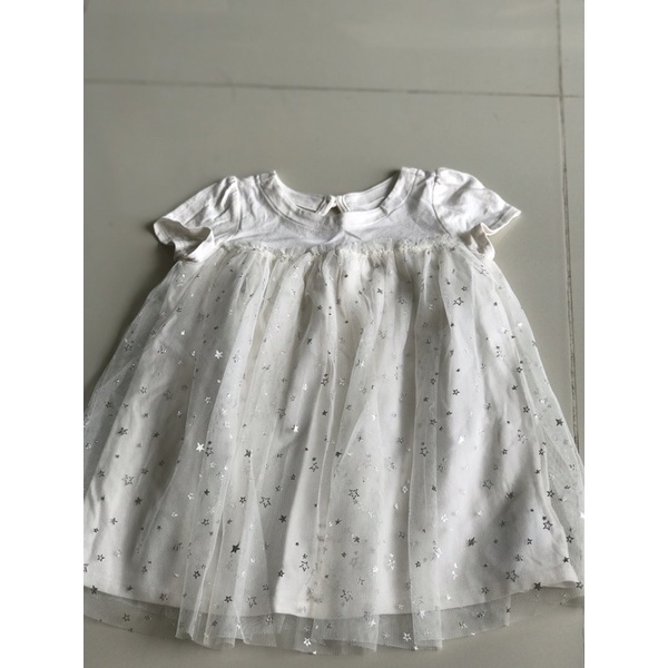 Kid- đầm ren trắng hiệu gap,  chính hãng