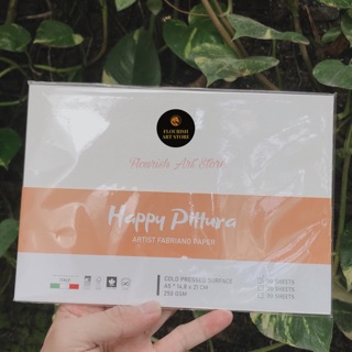 Giấy Vẽ Đa Chất Liệu HAPPY PITTURA 250GSM 1 TỆP 10 TỜ - LOẠI  A6/A5/A4