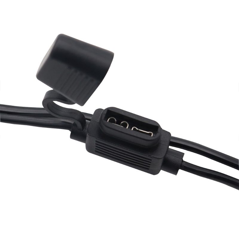 Ổ Cắm Điện USB Kép Có Đèn LED Công Tắc Cảm Ứng Cho Xe Mô Tô