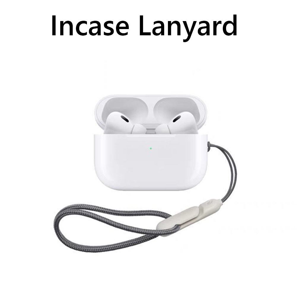 Vỏ Bảo Vệ Hộp Sạc Tai Nghe Airpods Pro 2nd Kèm Dây Đeo Chống Thất Lạc Tiện Dụng Ốp