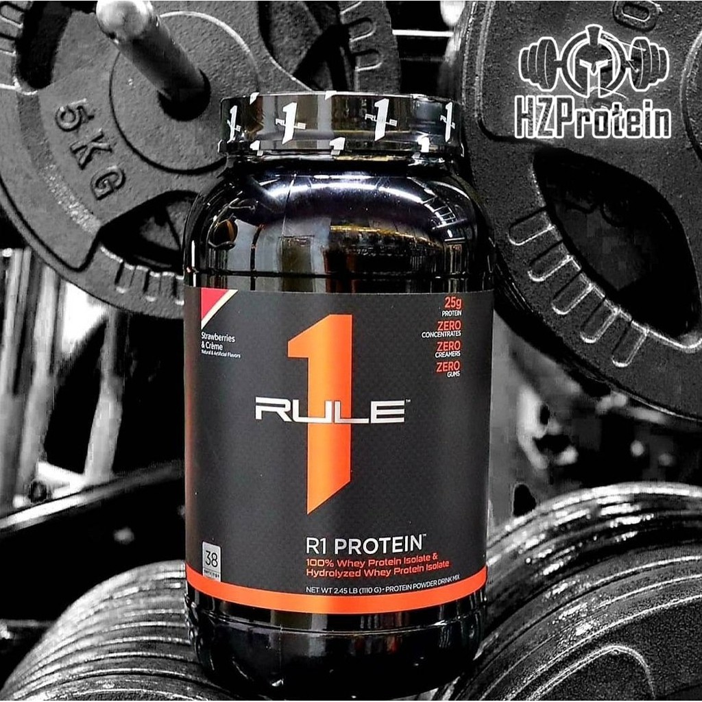 RULE1 WHEY PROTEIN ISOLATE - SỮA TĂNG CƠ BỔ SUNG PROTEIN RULE 1 PROTEIN TINH KHIẾT(2.5 LBS)