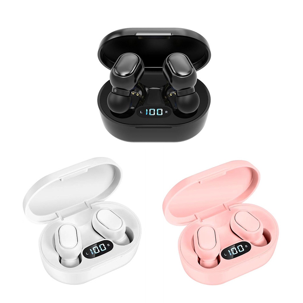 Tai Nghe Bluetooth 5.0 E7S Không Dây Chống Thấm Nước Có Màn Hình LED