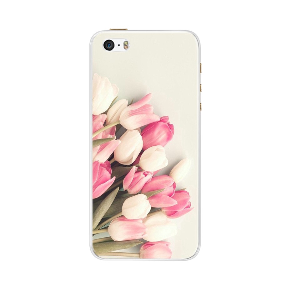 Ốp điện thoại TPU silicon mềm họa tiết hoạt hình/bông hoa cho iPhone 5 5S SE 4.0 inch | BigBuy360 - bigbuy360.vn