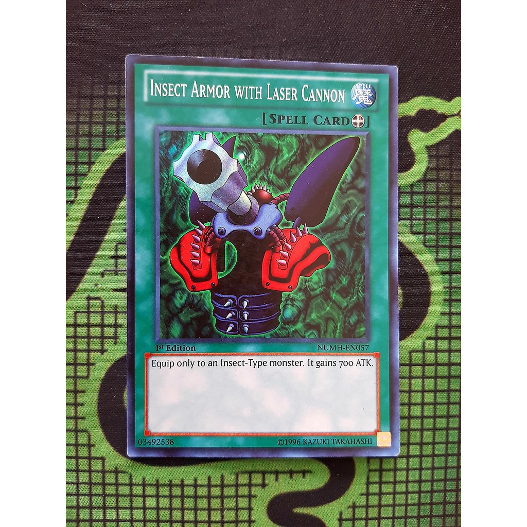 Thẻ Bài Mint90 Yugioh Spell - Insect Armor with Laser Cannon Super