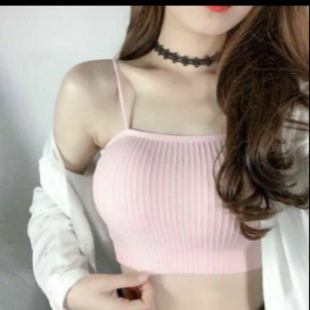 Áo bra 2 dây Ngang kèm sẵn mod ngực