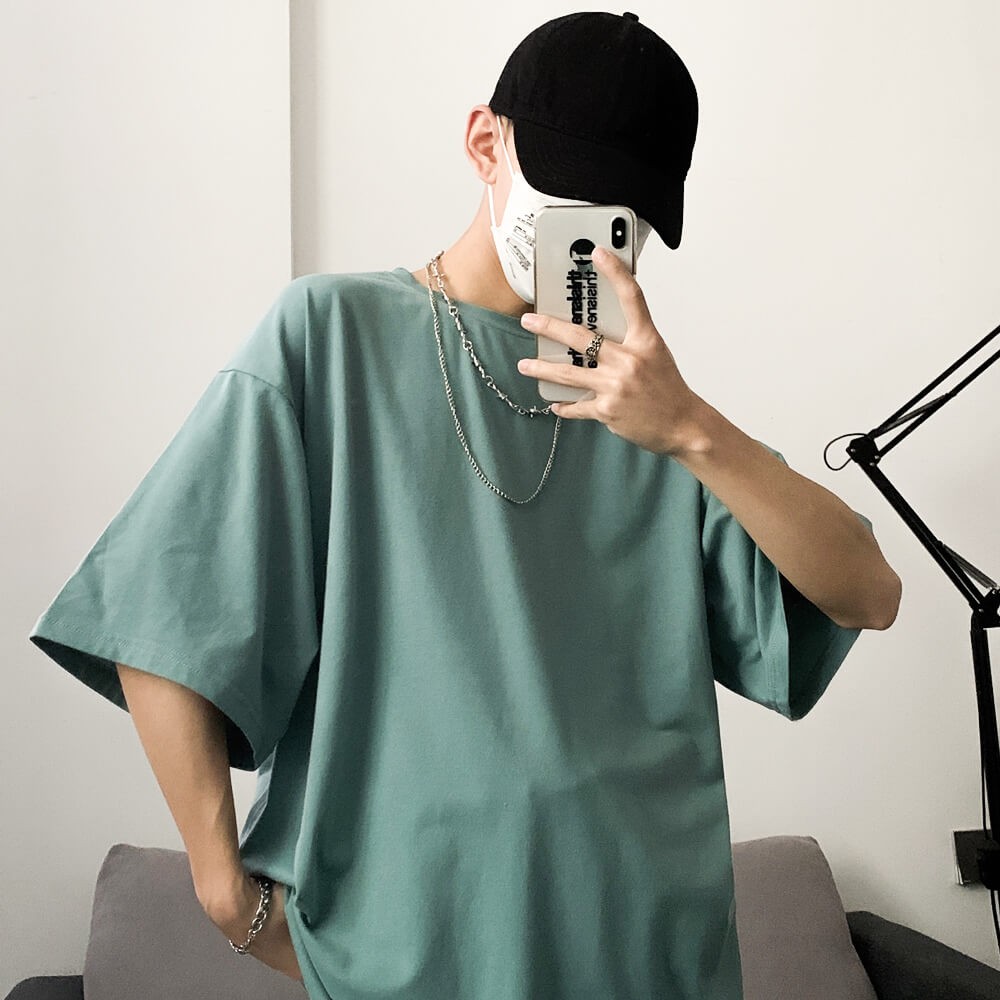 Áo Thun Unisex Form Oversize Unisex 9X Clothing Màu Vỏ Đậu Cao Cấp