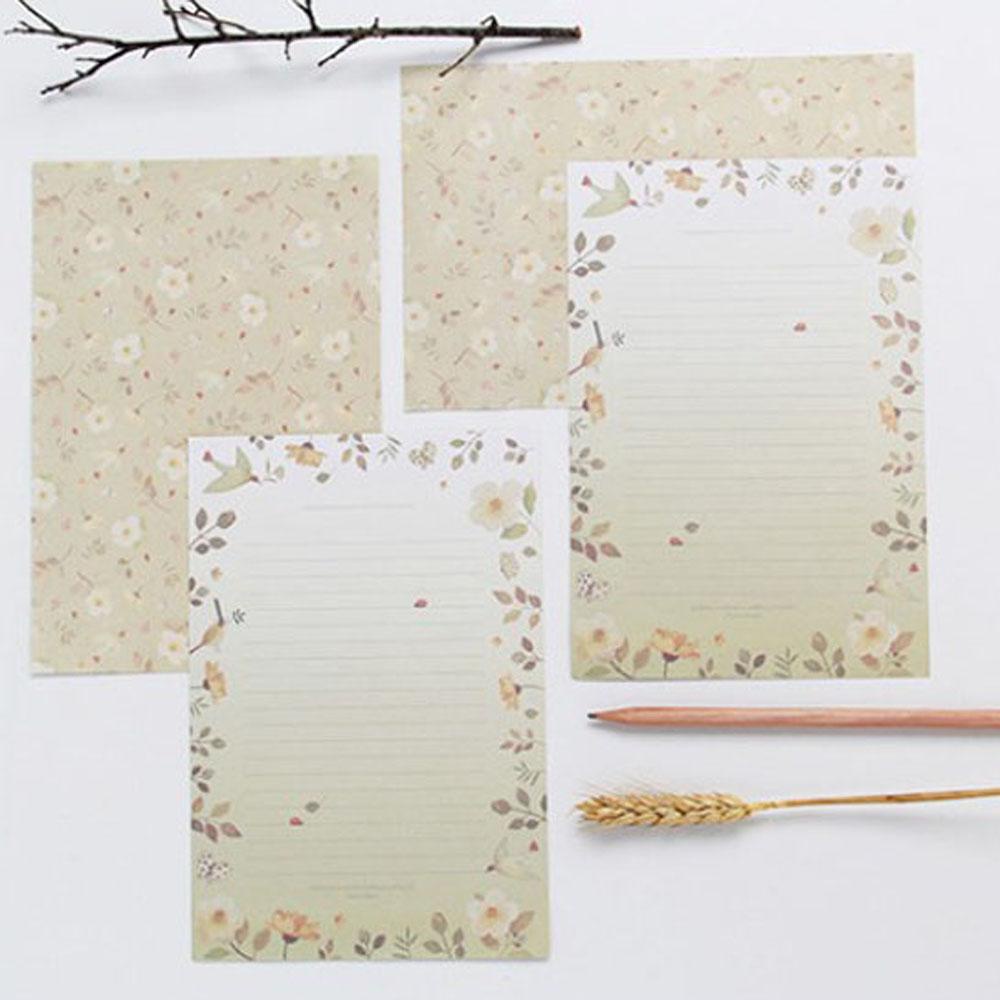 Lloyd Bìa Thư In Hoa Thủ Công Cổ Điển Trang Trí Văn Phòng Trường Học