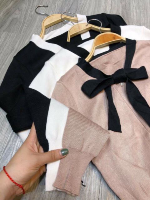 [Mã WA1299 giảm 12k đơn 99k] Áo len dài tay montogi nơ cổ siêu xinh [ Quảng Châu ] [ Ảnh Thật ] | BigBuy360 - bigbuy360.vn