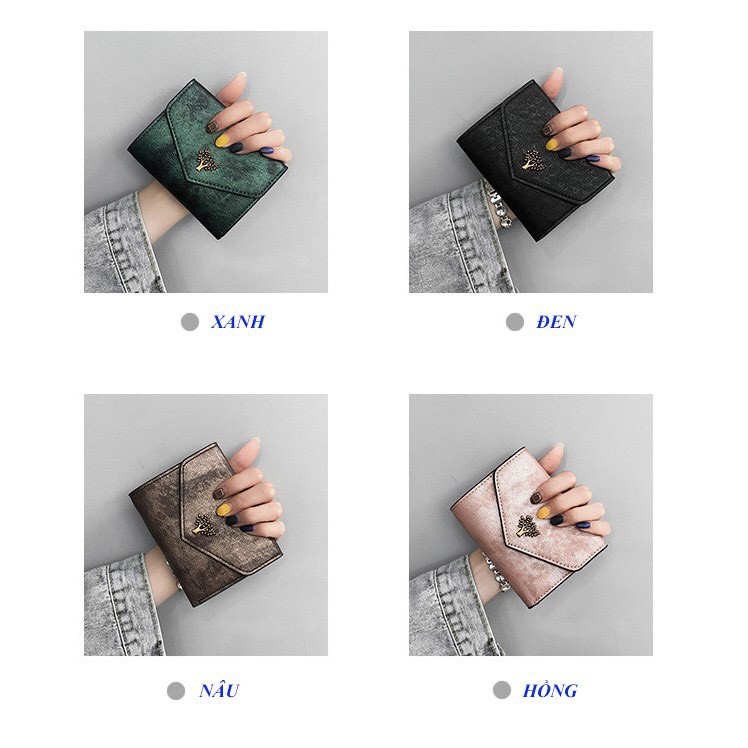 Ví cầm tay da đẹp nữ mini thời trang cao cấp VD164 | BigBuy360 - bigbuy360.vn
