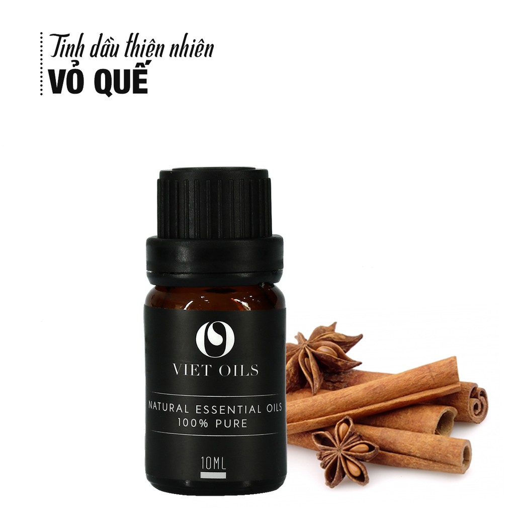 Tinh dầu Vỏ Quế Viet Oils dung tích 10ml giúp giảm căng thẳng