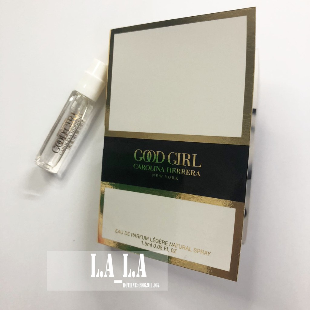 [ Vial ] Nước hoa nữ Carolina Herrera Good Girl 1.5ml
