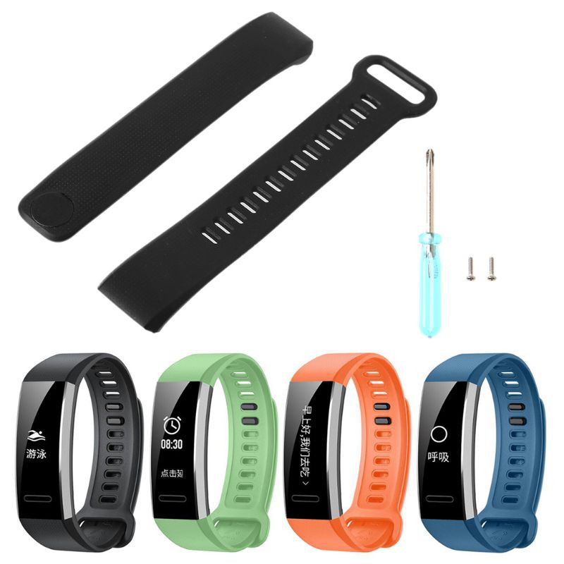Dây Đeo Silicon Cho Đồng Hồ Thông Minh Huawei Band 2 / Band 2 Pro