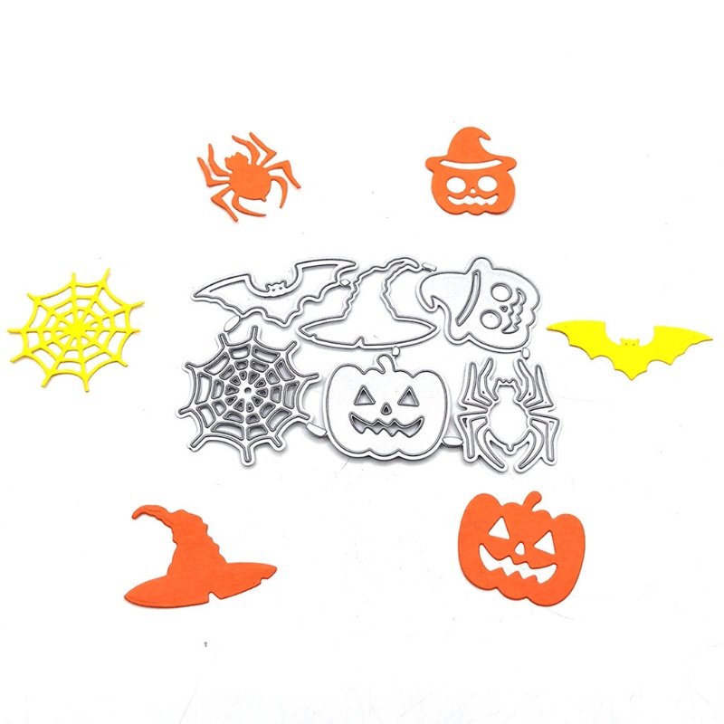 Khuôn Cắt Giấy Làm Từ Kim Loại Hình Chủ Đề halloween Trang Trí Scrapbook
