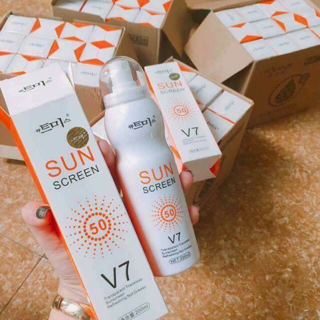 Kem chống nắng sun V7 hàn quốc