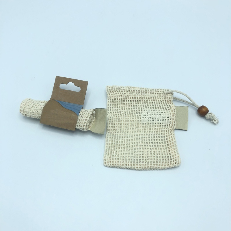 Set 10 Túi Lưới Có Dây Rút Đựng Xà Phòng Tẩy Tế Bào Chết Tiện Dụng