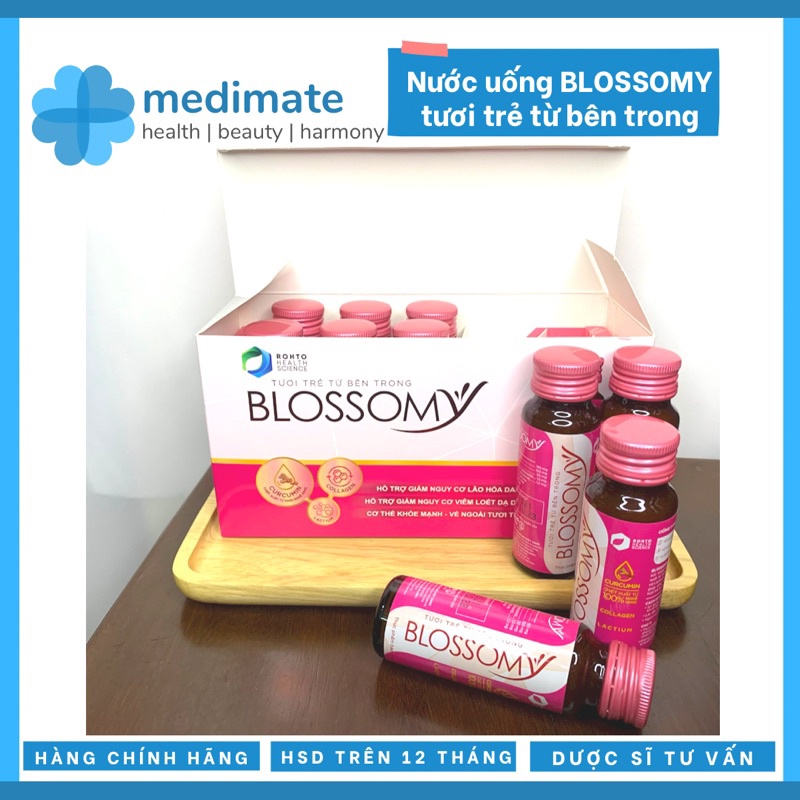 Nước uống Blossomy giảm lão hoá, giúp da tươi trẻ và tăng cường sức khoẻ (chai 50ml)