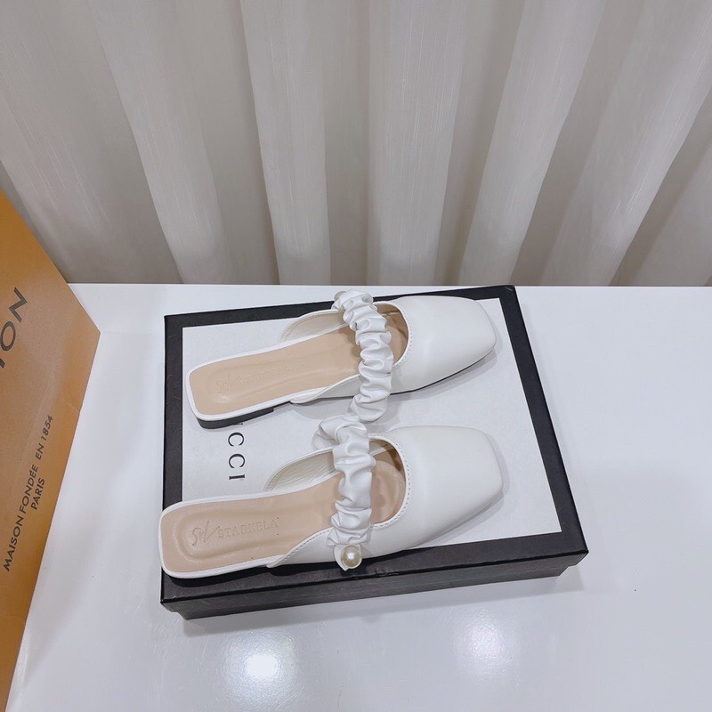 dép sục nữ quai nhún ngọc êm chân