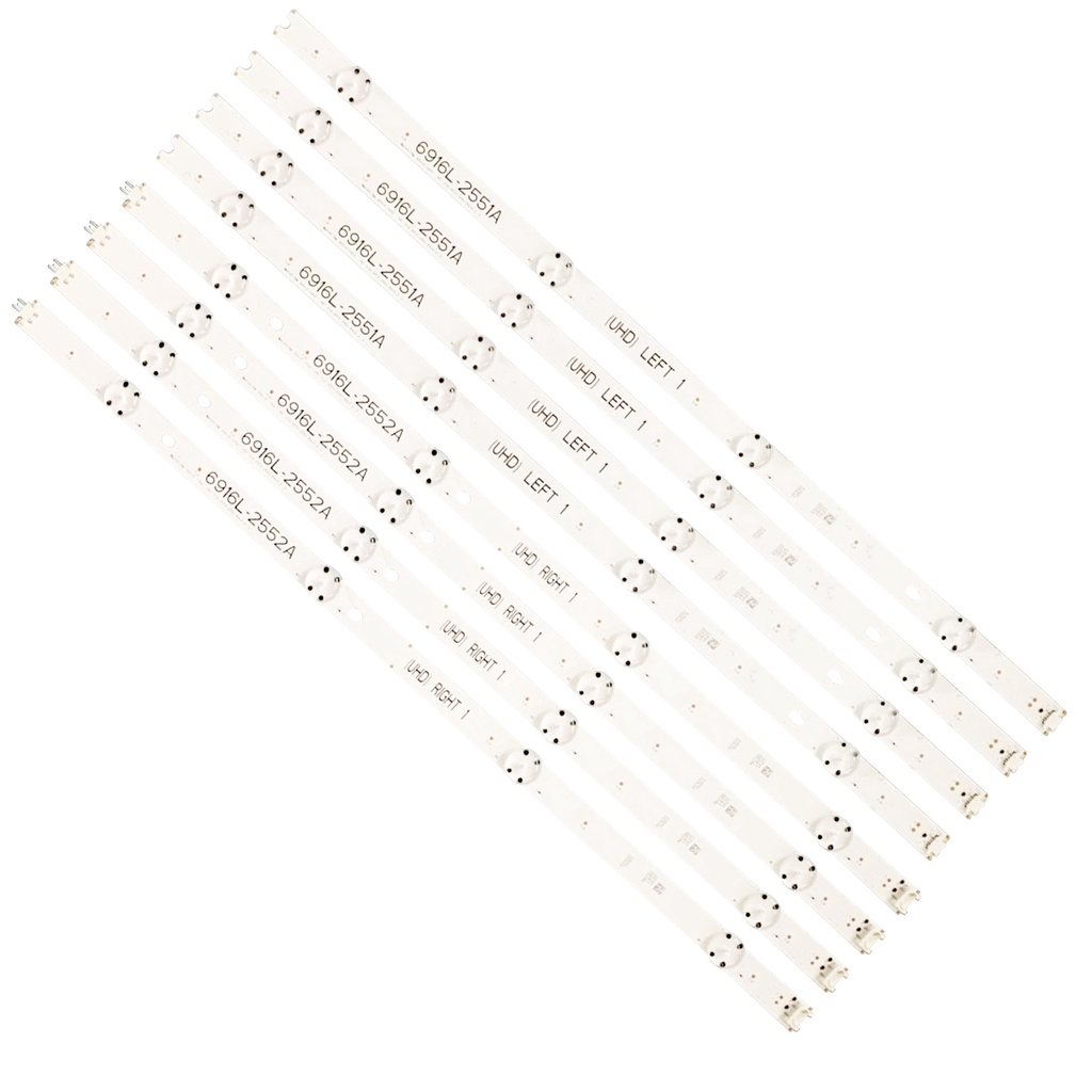 8 Cái = 4 Bộ Đèn Nền Bộ 49inch Cho LG 49UH6500-PB Đèn Nền Dây Cắm Và Chạy