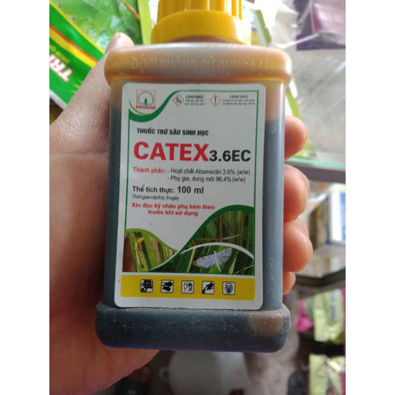 chế phẩm sinh họcCATEX vua trừ rệp sáp, trĩ, nhện đỏ, ruồi vàng hại cây trồng