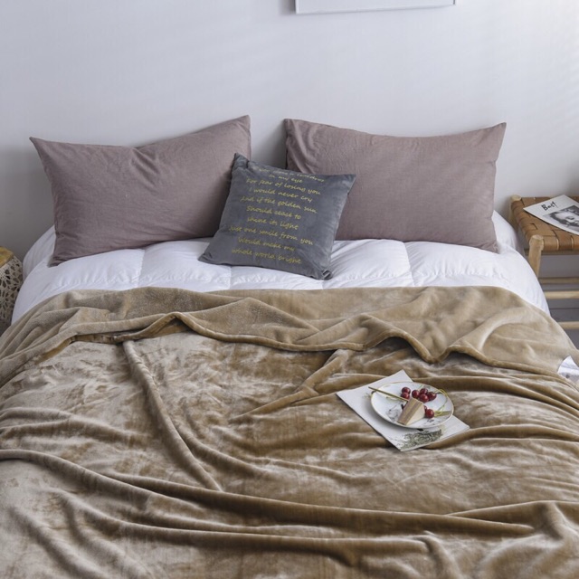Chăn Lông Tuyết Cao Cấp Blanket Nặng 2,2kg Loại 1, Chăn Lông Tuyết Mềm Mịn Kích Thước 2mx2m3 Siêu Ấm