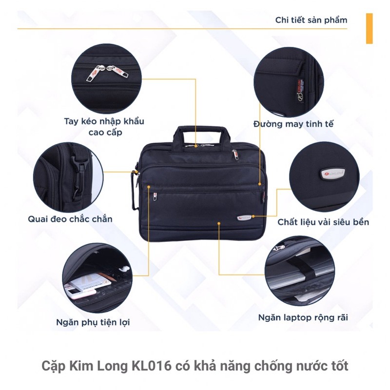 CẶP LAPTOP 15.6 INCH - CẶP ĐA NĂNG HỌC SINH CẤP 2 VÀ 3 CAO CẤP KIM LONG KL016 | BigBuy360 - bigbuy360.vn