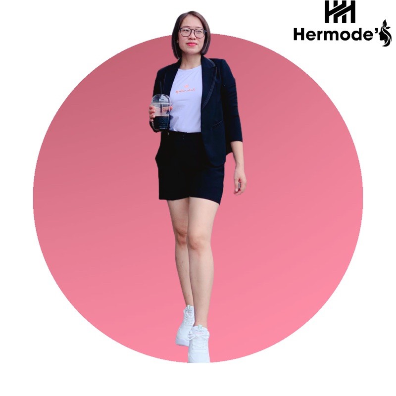 Set Vest Dáng Ngắn Tay Dài+ Quần Short[ Hàng Cao Cấp] | BigBuy360 - bigbuy360.vn