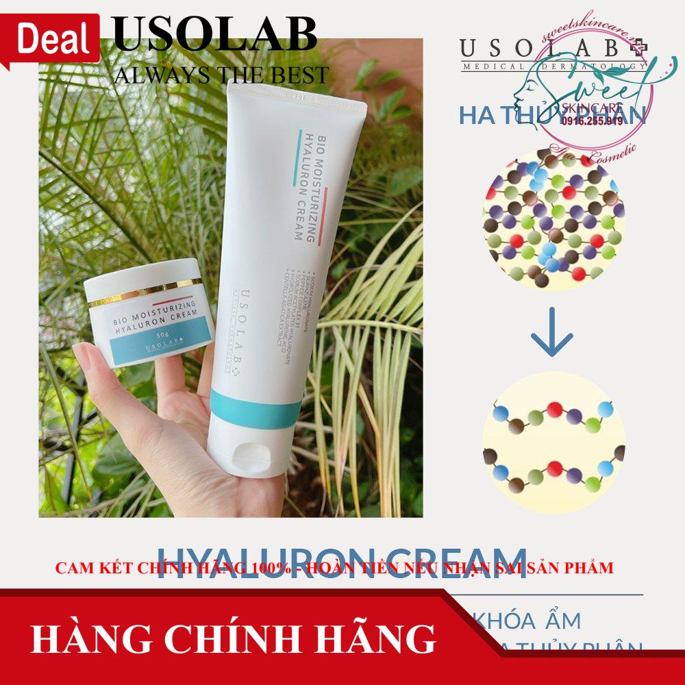 Kem dưỡng căng bóng, cấp ẩm, sáng da Hyaluron Cream Usolab
