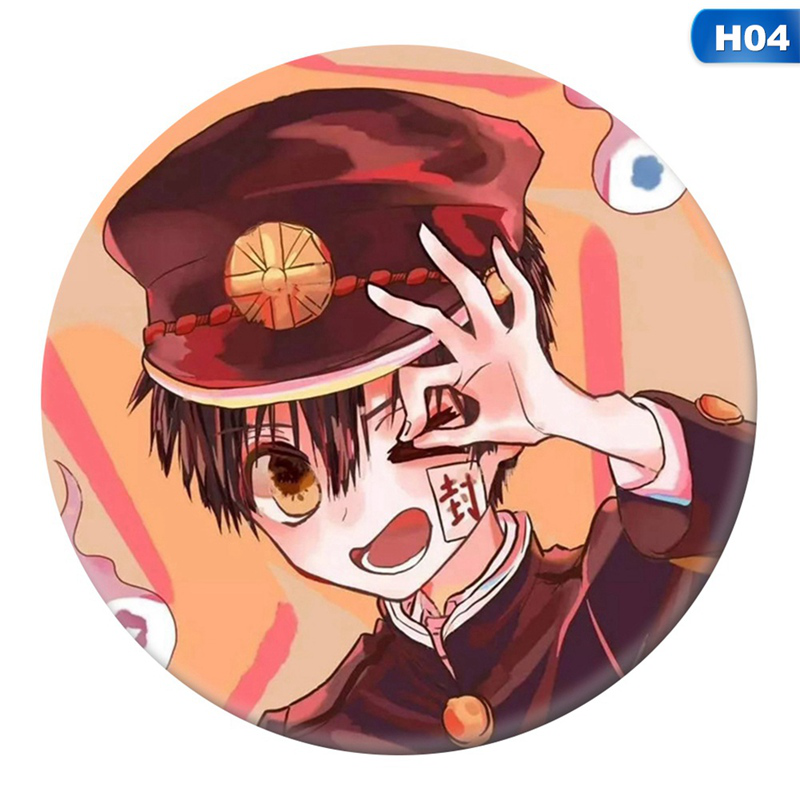 flowersqueen Huy hiệu cài áo hình nhân vật Hanako-Kun hoạt hình