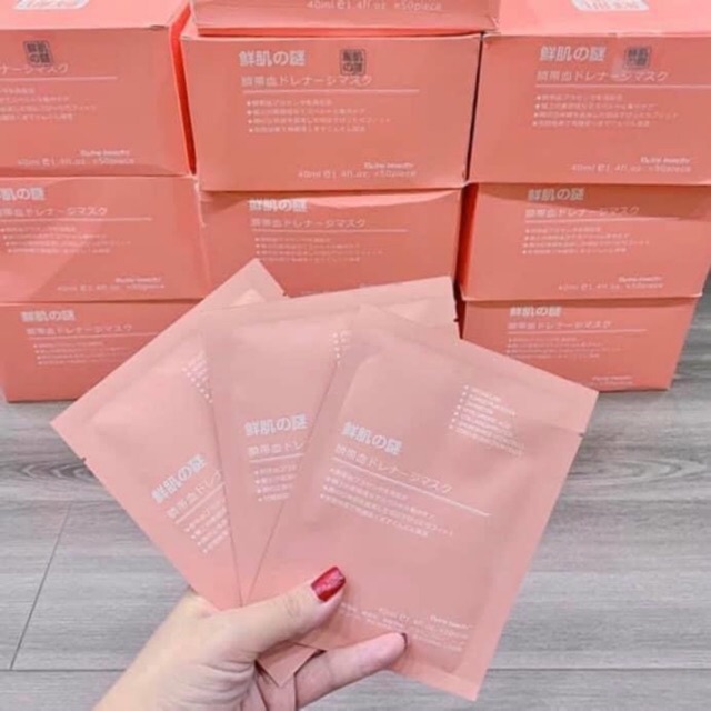 Hộp 50 miếng mặt nạ nhau thai cừu Nhật Bản hàng loại 1