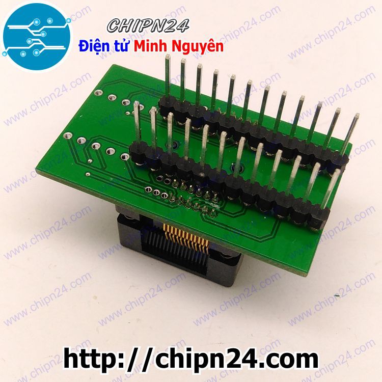 [1 CÁI] Đế nạp IC dán SSOP24 - 0.65mm