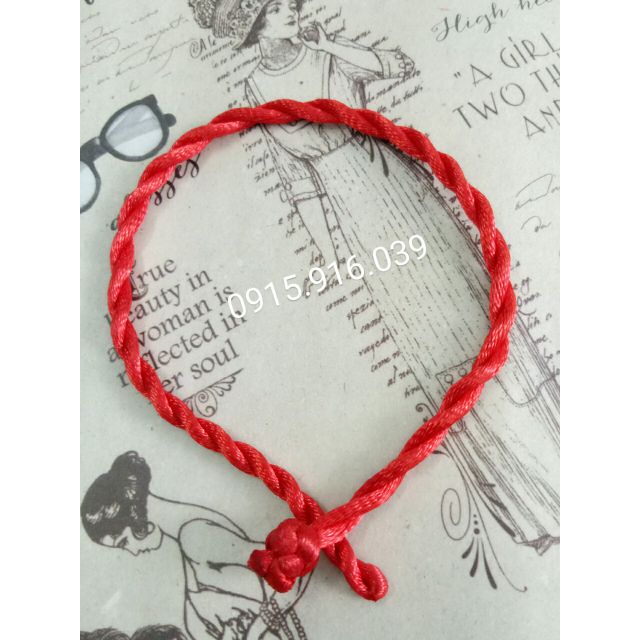 [Mã FAXANH55 giảm 10K đơn 50K] Dây đỏ may mắn đeo tay, Dây chỉ đỏ đeo tay