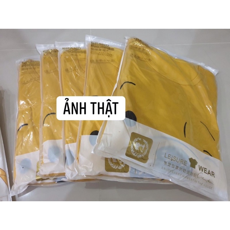 Bộ ngủ ngắn tay dài tay chất siêu mát( KHÁCH ĐẶT HÀNG NHỚ NOTE TÊN FACE)