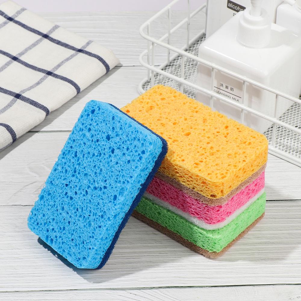 IVORY Miếng Vải Cotton Bột Gỗ Tự Nhiên Đa Chức Năng Dùng Để Lau Chùi Nhà Cửa