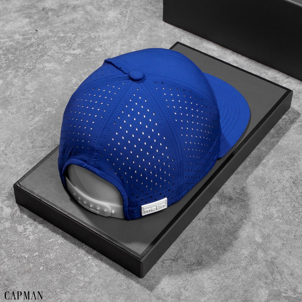 Mũ snapback chính hãng CAPMAN phong cách hiphop vải dù trơn hoạ tiết CM94