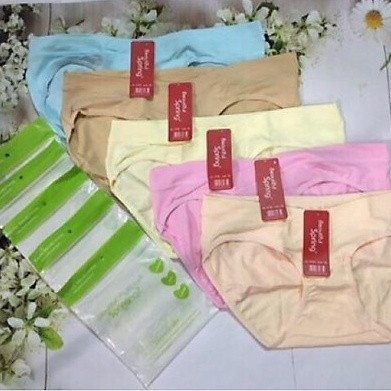 Quần Lót Bầu Cạp Chéo Hàng Cao Cấp Loại 1, mác Spring, có túi zip, chất liệu cotton 100%, siêu thấm hút và co giãn tốt
