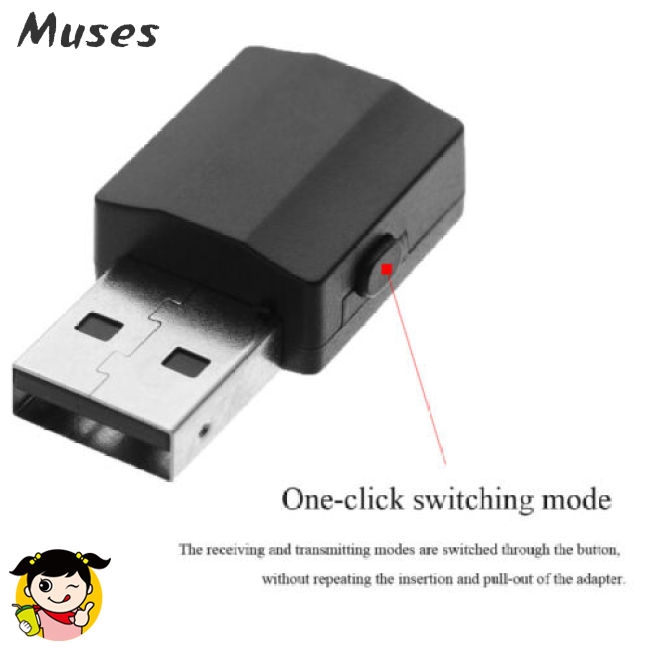 Thiết bị thu phát thông tin 2 trong 1 hỗ trợ Bluetooth 5.0 tiện dụng