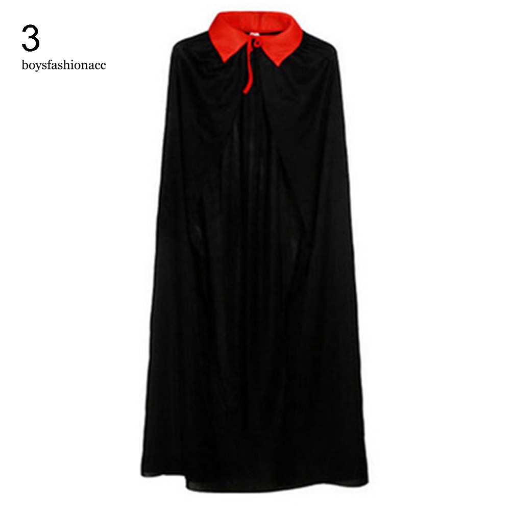 Áo choàng phong cách ma cà rồng ác quỷ có thể lật ngược phong cách Halloween cho bé trai