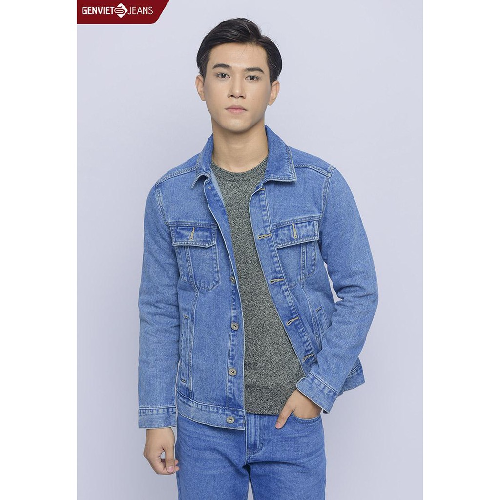 Áo khoác nam 1 lớp dài tay D6123J1372 GENVIET | BigBuy360 - bigbuy360.vn