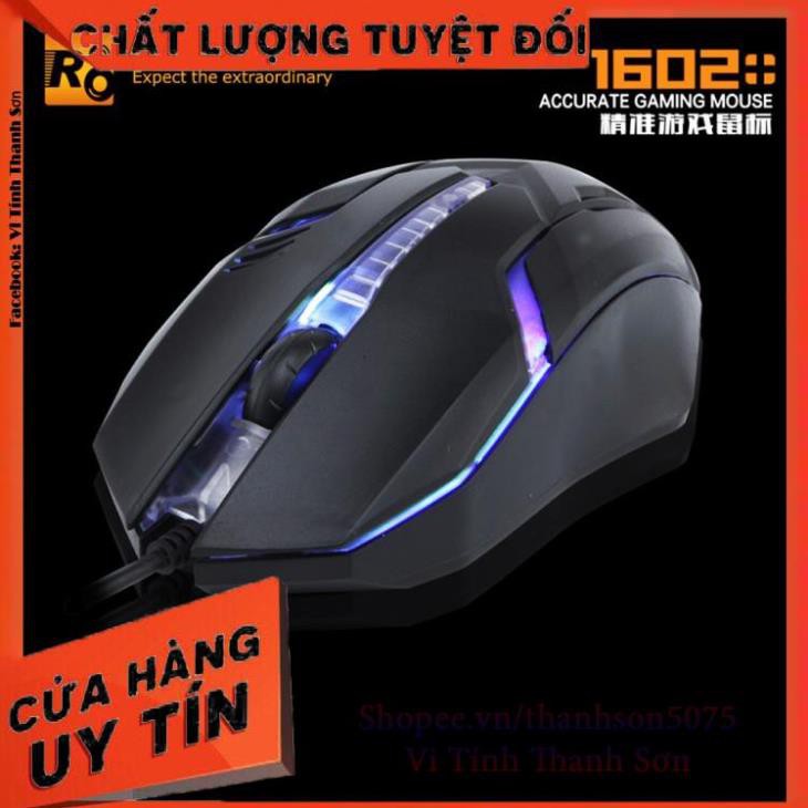 Combo Chuột Game R8 1602 Đèn Led Đa màu + Tặng Kèm Máy Hút Bụi Mini