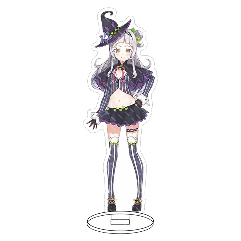 Mô hình nhân vật anime HOLOLIVE Vtuber hai mặt bằng acrylic có giá đỡ để bàn